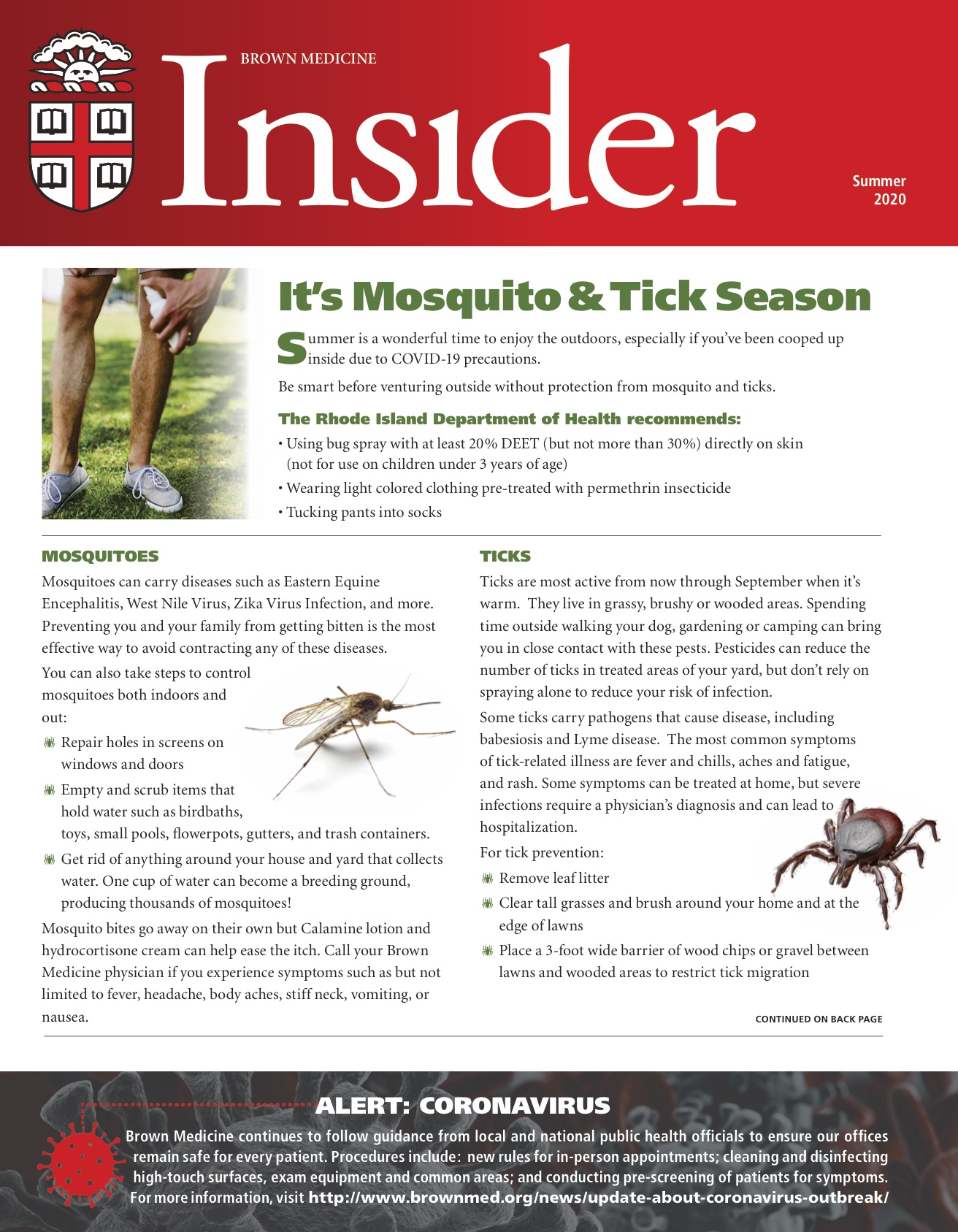 Brown Medicine » Brown Medicine Insider Newsletter Summer 2020